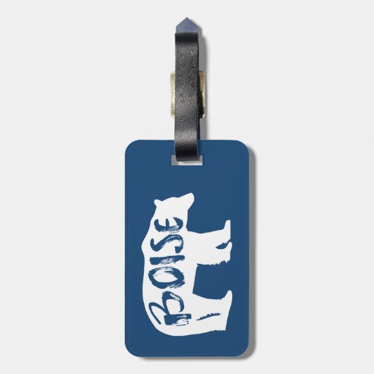 Boise Idaho Bear Gepäckanhänger (Rückseite vertikal)