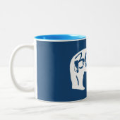 Boise Idaho Bear Zweifarbige Tasse (Links)