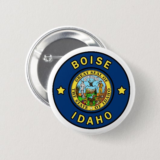 Boise Idaho Button (Vorne & Hinten)