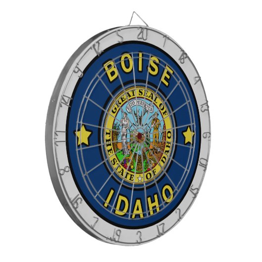 Boise Idaho Dartscheibe (Vorderseite Links)