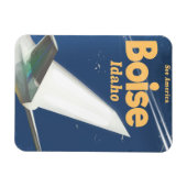 Boise Idaho Flugplakat Magnet (Horizontal)