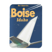 Boise Idaho Flugplakat Magnet (Vertikal)