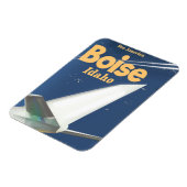 Boise Idaho Flugplakat Magnet (Linke Seite)