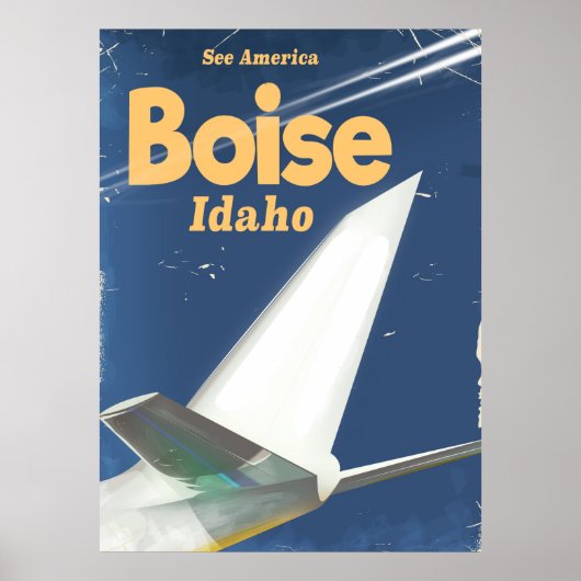 Boise Idaho Flugplakat Poster (Vorne)