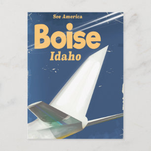 Boise Idaho Flugplakat Postkarte