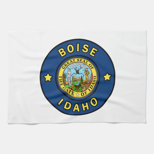 Boise Idaho Geschirrtuch (Horizontal)