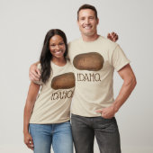 Boise Idaho ID Potato Brown Potato Spuds T-Shirt (Unisex)