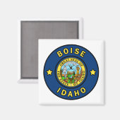 Boise Idaho Magnet (Vorderseite/Rückseite)