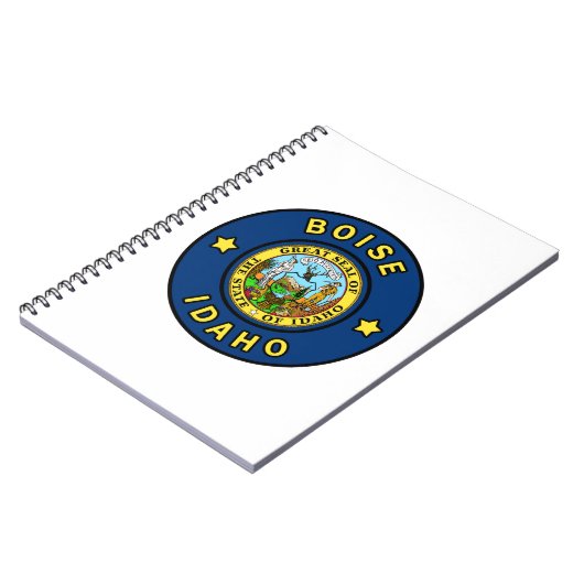 Boise Idaho Notizblock (Linke Seite)