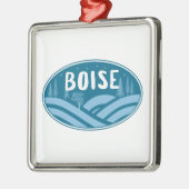 Boise Idaho Outdoor Ornament Aus Metall (Links)
