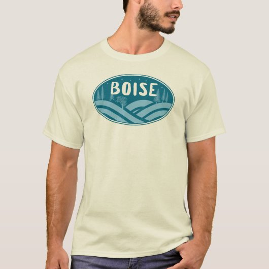Boise Idaho Outdoor T-Shirt (Vorderseite)