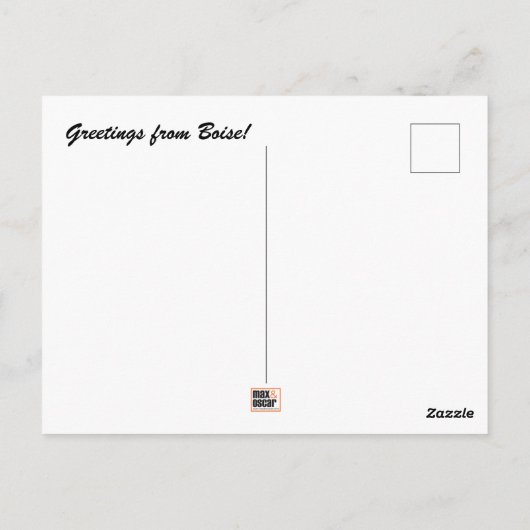 Boise, Idaho Postcard Postkarte (Rückseite)