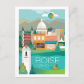 Boise, Idaho Postcard Postkarte (Vorderseite)