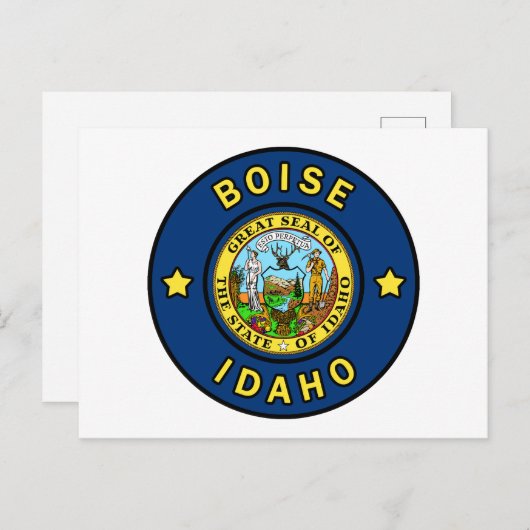 Boise Idaho Postkarte (Vorne/Hinten)