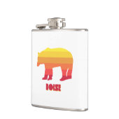 Boise Idaho Rainbow Bear Flachmann (Links)