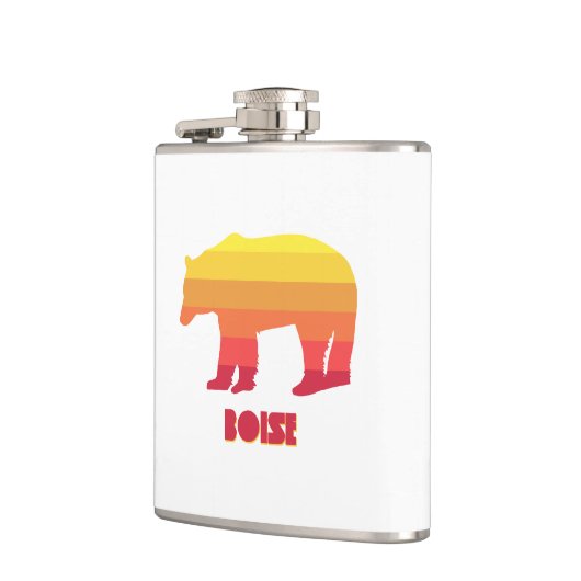 Boise Idaho Rainbow Bear Flachmann (Links)