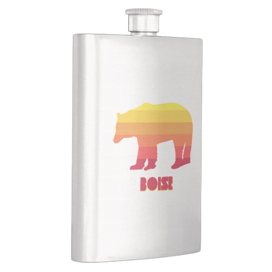 Boise Idaho Rainbow Bear Flachmann (Rechts)