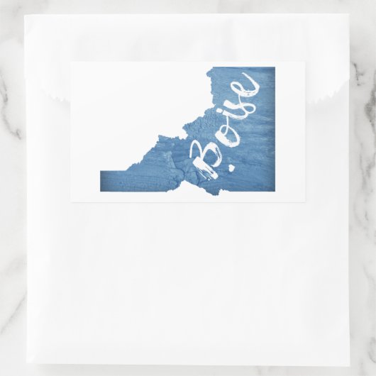 Boise, Idaho Rechteckiger Aufkleber (Tasche)