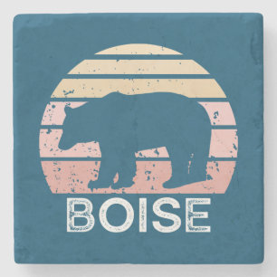 Boise Idaho Retro Bear Steinuntersetzer