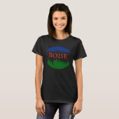 Boise Idaho Retro Nature Vacation Souvenir 1 T-Shirt (Vorne ganz)