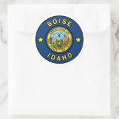 Boise Idaho Runder Aufkleber (Tasche)