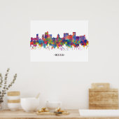Boise Idaho Skyline Poster (Küche)
