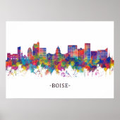 Boise Idaho Skyline Poster (Vorne)