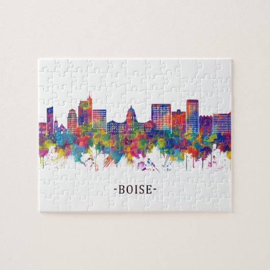 Boise Idaho Skyline Puzzle (Horizontal)