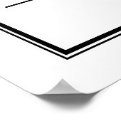 Boise Idaho USA City Travel Poster (Ecke)