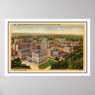 Boise Idaho Vintage Poster Druck