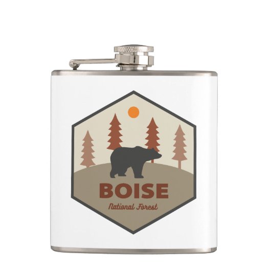 Boise National Forest Idaho Bear Flachmann (Vorderseite)