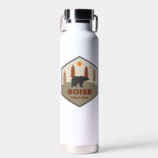 Boise National Forest Idaho Bear Trinkflasche (Vorne)
