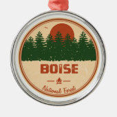 Boise National Forest Ornament Aus Metall (Vorne)