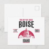Boise Postkarte (Vorne/Hinten)