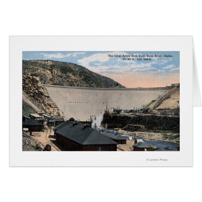 Boise River und Great Arrow Rock Dam (Vorderseite (Horizontal))