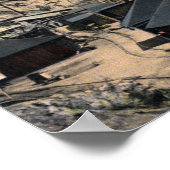 Boise River und Great Arrow Rock Dam Poster (Ecke)