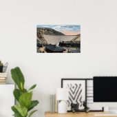 Boise River und Great Arrow Rock Dam Poster (Heimbüro)