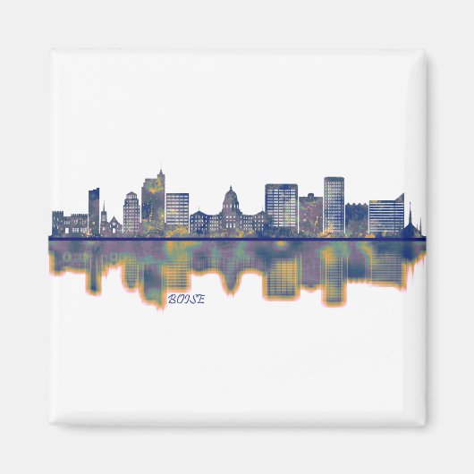 Boise Skyline Magnet (Vorne)