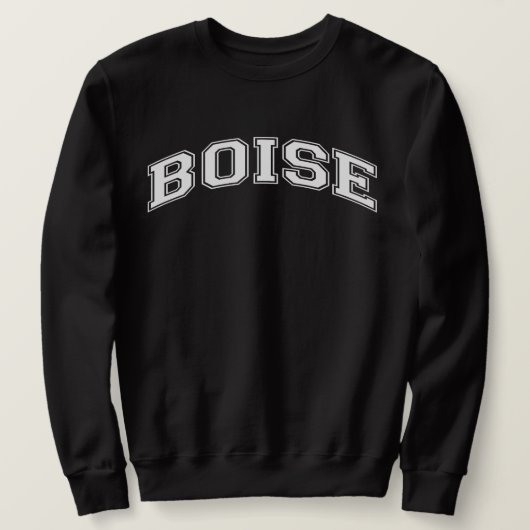 BOISE University Style Sweater America Uni Sweatshirt (Design vorne)