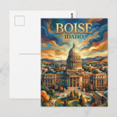 Boise USA Postkarte (Vorne/Hinten)