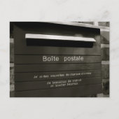 Boite postale postkarte (Vorderseite)