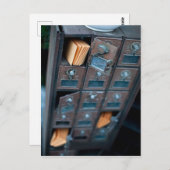 Boîtes aux lettres anciennes postkarte (Vorne/Hinten)
