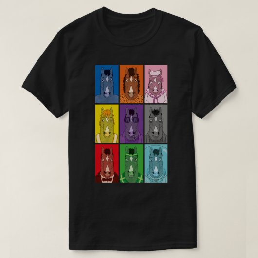 Bojack Horseman Colors T-Shirt (Design vorne)