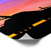 Bojack Reitwagen Schnellboot Abend Himmel Poster (Ecke)