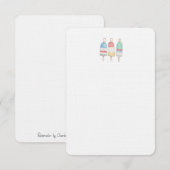 Bojenboot RSVP Karte (Vorne/Hinten)