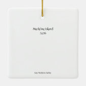 Bojo Bright Square Ornament (Rückseite)