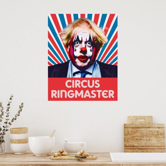 Bojo the Clown Tory Circus Ringmaster Poster (Küche)