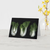 Bok Choy Karte (Gelbe Blume)