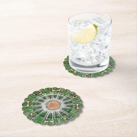Bok Choy Paper Coaster Untersetzer (Vor Ort)