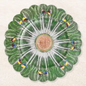 Bok Choy Paper Coaster Untersetzer (Vorderseite)